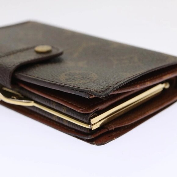 LOUIS VUITTON Monogram Porte Monnaie Billets Viennois Wallet M61663 Auth 49952 - Picture 6 of 14